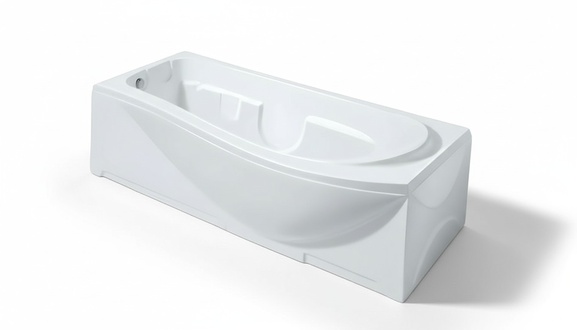 Wanne Badewanne Designwanne Acrylwanne Raumsparwanne Komfortwanne 170x85 cm