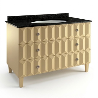 Waschbecken Waschtisch Klassischer Schrank Italienisches Badezimmer Unterschrank