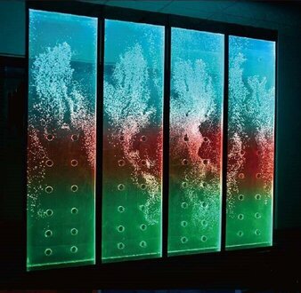 Moderne Trennwand Wasserwand Wände Wasserfall Water Wall Led 120x240 Sofort