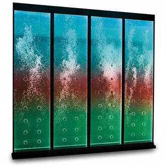 Moderne Trennwand Wasserwand Wände Wasserfall Water Wall Led Wasserwände 60x240