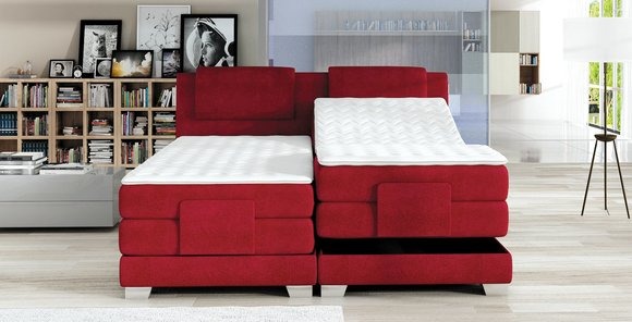 Boxspringbett Design Bett Topper Federkern Doppelbett Polsterbett Elektrische Welle