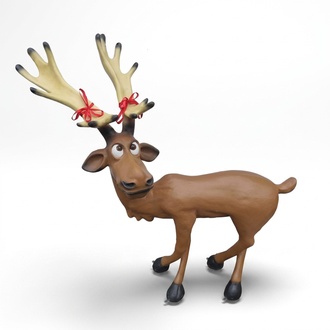 Weichnachten Renntier Figur Statue Lustige Figuren Weihnachts Dekoration