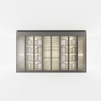 Weinkühlschrank Weinkühlgerät Design-Weinschrank Weinhalter Flaschenregal