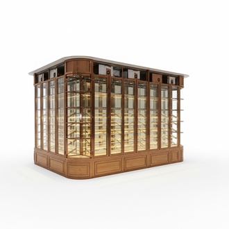 Weinschrank mit Weinkühlschrank & Weindisplay – Weinmöbel als Weinlagerregal