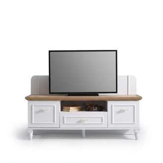Weiß TV Ständer Wohnzimmer Holzmöbel Luxus Modern Design TV Möbel