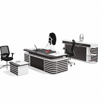 Weiße Büromöbel Arbeitszimmermöbel Komplettes Set Office Moderne Möbel