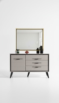 Weiße Schlafzimmer Kommode Designer Aufbewahrungsschrank Holzmöbel Neu