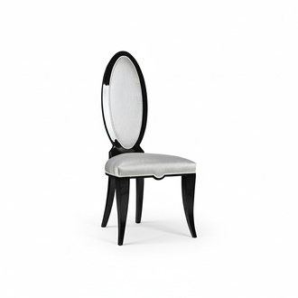 Weißer Esszimmerstuhl Luxus Sitzer Esszimmermöbel Sessel Barock Stil-
