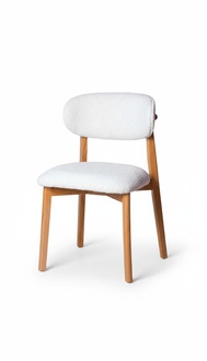 Lehnstuhl Stuhl Esszimmer Moderne Design Textil Weiß Armlehne Polsterstuhl Luxus