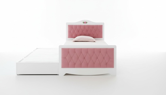 Weißes Einzelbett Designer Kinderzimmer Möbel Schlafzimmer Holzbett
