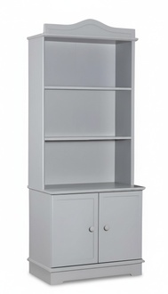 Weißes Holz Bücherregal im modernen Stil
