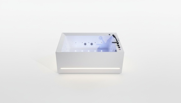 Whirlpool Badewanne Zimmer Wanne Wasserstrahlen Massagedüsen