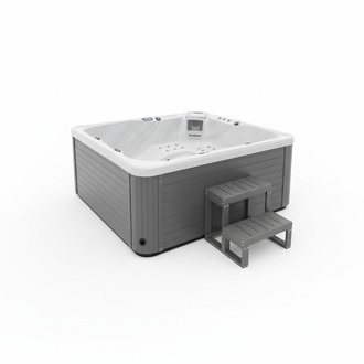 Whirlpool Outdoor Spa Hot Tub Warmwasserbad Whirlwanne Außenwhirlpool 200x200 cm
