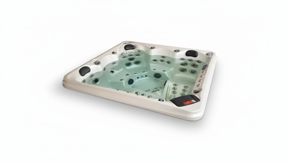 Whirlpool Whirlwanne Garten Bad Outdoor-Spa Relaxpool Massagebad 200x200 cm