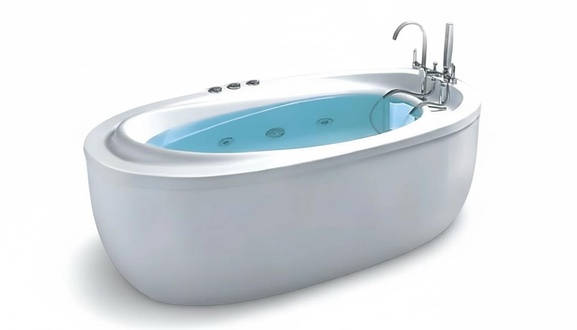 Whirlwanne Hydromassagewanne Whirlpool Blubberbad Spa-Bad 180x95 cm