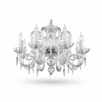 Wohn Ess Zimmer Luster Kronleuchte Deckenlampe Leuchte Lampe Kristall