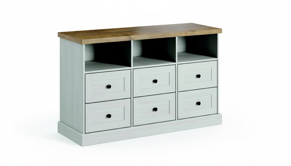Wohn Zimmer Regal Holz Luxus Schrank Design Kommode Anrichte Side Low Board Neu