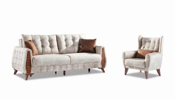 Wohnlandschaft Polstergarnitur Sitzgruppe Sofagarnitur Sofa Couchgarnitur Set 31