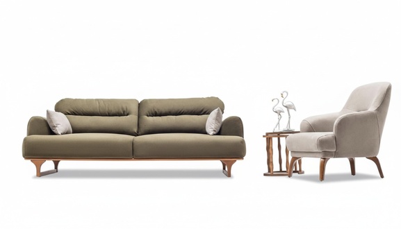 Wohnlandschaft Sofa Couch Set Sitzgruppe Lounge Polstergarnitur Sitzgruppe 3+1