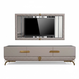 Wohnwänd Wand Stil Regal Wohnzimmer Möbel Schrank RTV mit TV Rahmen