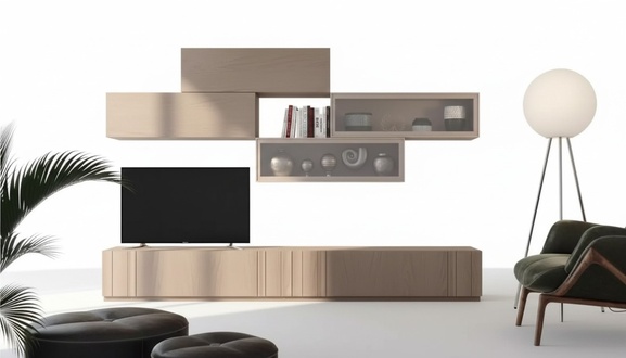 Wohnwand tv Schrank Wohnzimmer Set Wohnmöbel Modern Wohnwände
