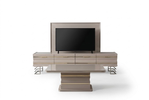 Wohnwand TV-Ständer Couchtisch Set Wohnmöbel Praktisch Wohnzimmer
