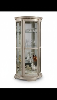 Wohnzimmer Anrichte Glas Schrank Vitrine Wohnzimmer Anrichte Holz Möbel