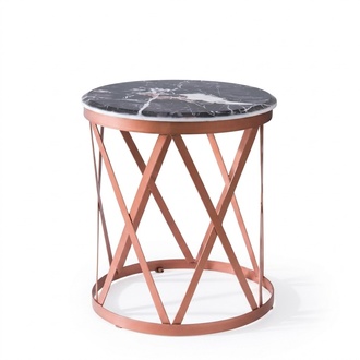 Wohnzimmer Beistelltisch luxuriös Luxus Möbel Tisch braun Design