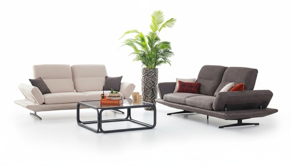 Wohnzimmer Design Set 3+3 Sitzer Couch Komplette Garnitur Couchen 2tlg Neu