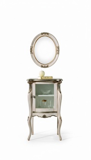 Wohnzimmer Italienische Möbel Klassischer Luxus Barock Stil Kommode Holz Glas Barock