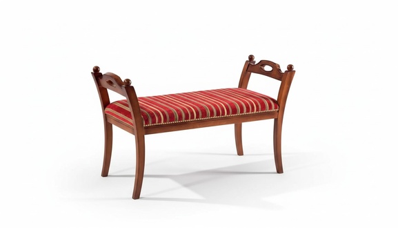 Wohnzimmer Klassische Sitzbank Designer Bank Luxus Sitzmöbel Fußhocker