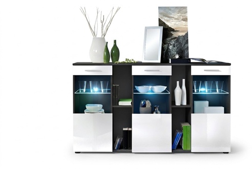 Wohnzimmer Kommode Luxus Sideboard Modern Designer Möbel Holz Neu