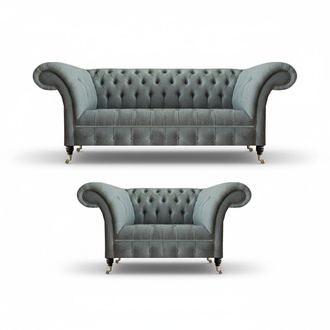 Wohnzimmer Komplett Sofa Dreisitze Couch Garnitur Luxus Sofa Zweisitzer Couch