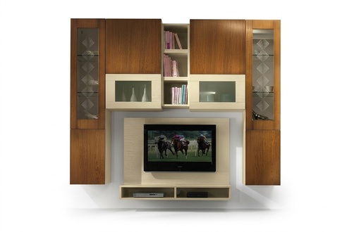 Wohnzimmer rtv Wandschrank Regal tv Holz Schränke Vitrine Wand Regale Italy Neu