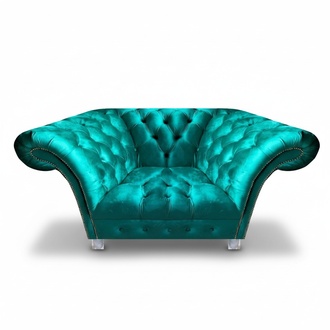 Wohnzimmer Textil Sessel Neu Sitz Chesterfield Sitzmöbel Designer Polster Möbel