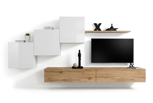 Wohnzimmer Tv-Ständer 3x Wandschrank Wandregal Luxus Design Sideboard Wohnwand