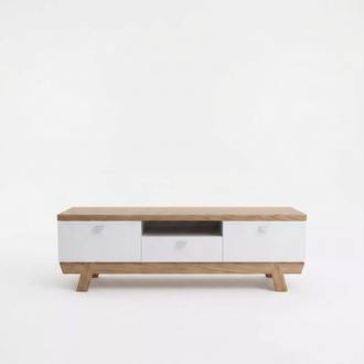 Wohnzimmer TV Staender Fernseher weiß Ständer Schrank Möbel Holz rtv