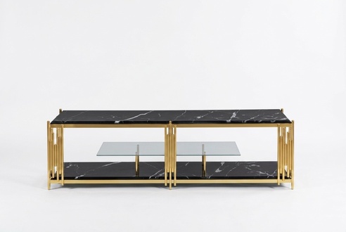Wohnzimmer TV-Ständer Modern schwarz Fernseher Ständer Schrank Möbel
