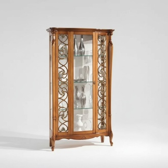 Wohnzimmer Vitrine Schränke Holz Glas Möbel Einrichtung Klassischе