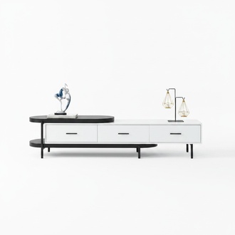 Wohnzimmer Wohnwand rtv Lowboard Holz Weiß Möbel Neu Modern Design