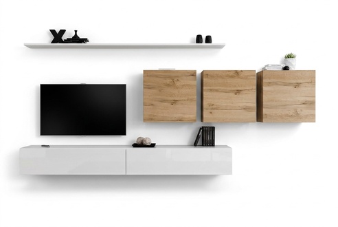 Wohnzimmermöbel Modern Wohnwand Wandschrank Sideboard TV-Ständer Designer