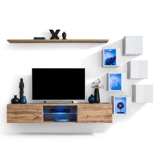Wohnzimmermöbel Sideboard Holzmöbel Luxus Set Einrichtung Komplett Wandschrank
