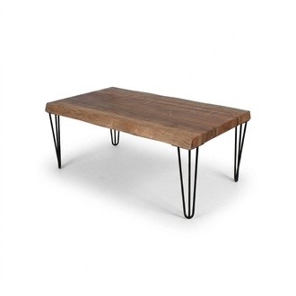 Wooden Couchtisch auf schwarzen Originalbeinen Wohnzimmer Original