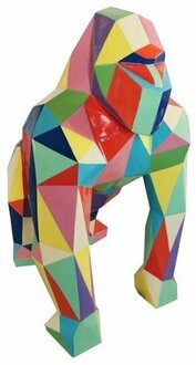 Gorilla Abstrakte Deko Figur Statue Skulptur 128cm Figuren Statuen