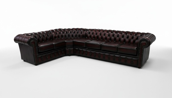 XXL Big Sofa Couch Chesterfield L Form Polster Ledersofa Sofas Couchen