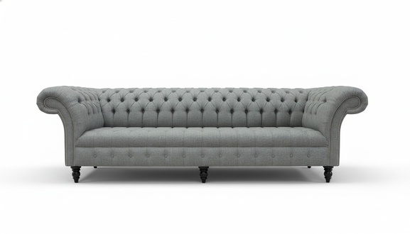 XXL Chesterfield Polster Sofas Design Luxus Sofa 4 Sitzer Leder Couchen