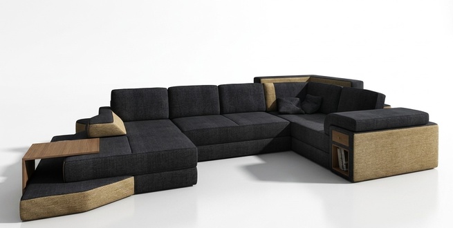 Sofagarnitur Couch Polster Sofa 3+2 Komplett Set Garnituren Design Leder 2tlg.