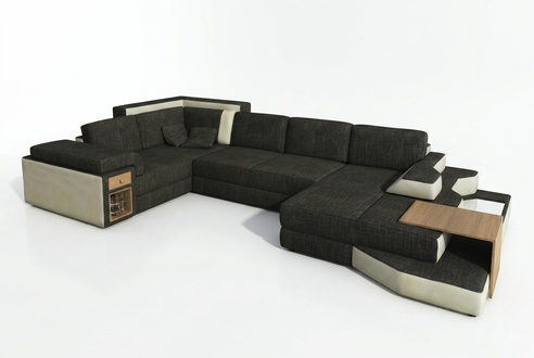 Sofagarnitur Moderne Wohnzimmer Couch Sofa Sitz 3+1+1 Komplett Garnitur Set Neu