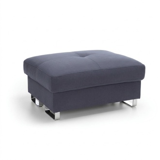XXL FUSSHOCKER CLUB LOUNGE HOCKER LEDER TEXTIL OTTOMAN DESIGNER PUFA