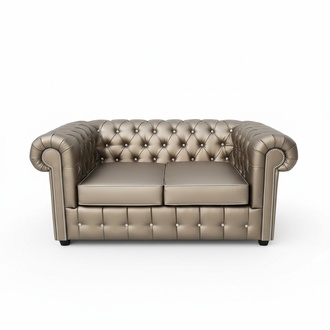 XXL Luxus Couch Goldene Chesterfield Sofagarnitur Sofa Couchen Sofas